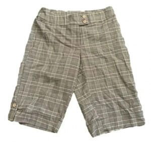 Plaid pageboy shorts 